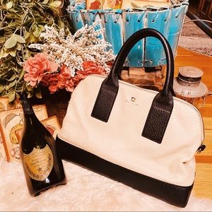 Vintage original Kate Spade dome leather handbag